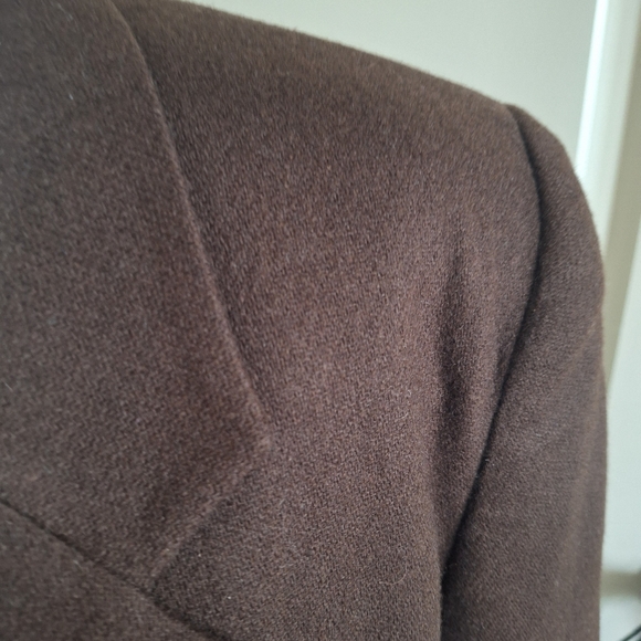Brown Women's Blazer 100% Wool - Picture 2 of 8